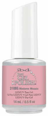 Front view of IBD Just Gel Polish bottle in shade Madam Mosaic